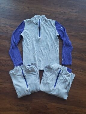 Smartwool Light Purple 100% Merino 1/4 Zip Size M Bundle Of 3 Outdoor Athleisure